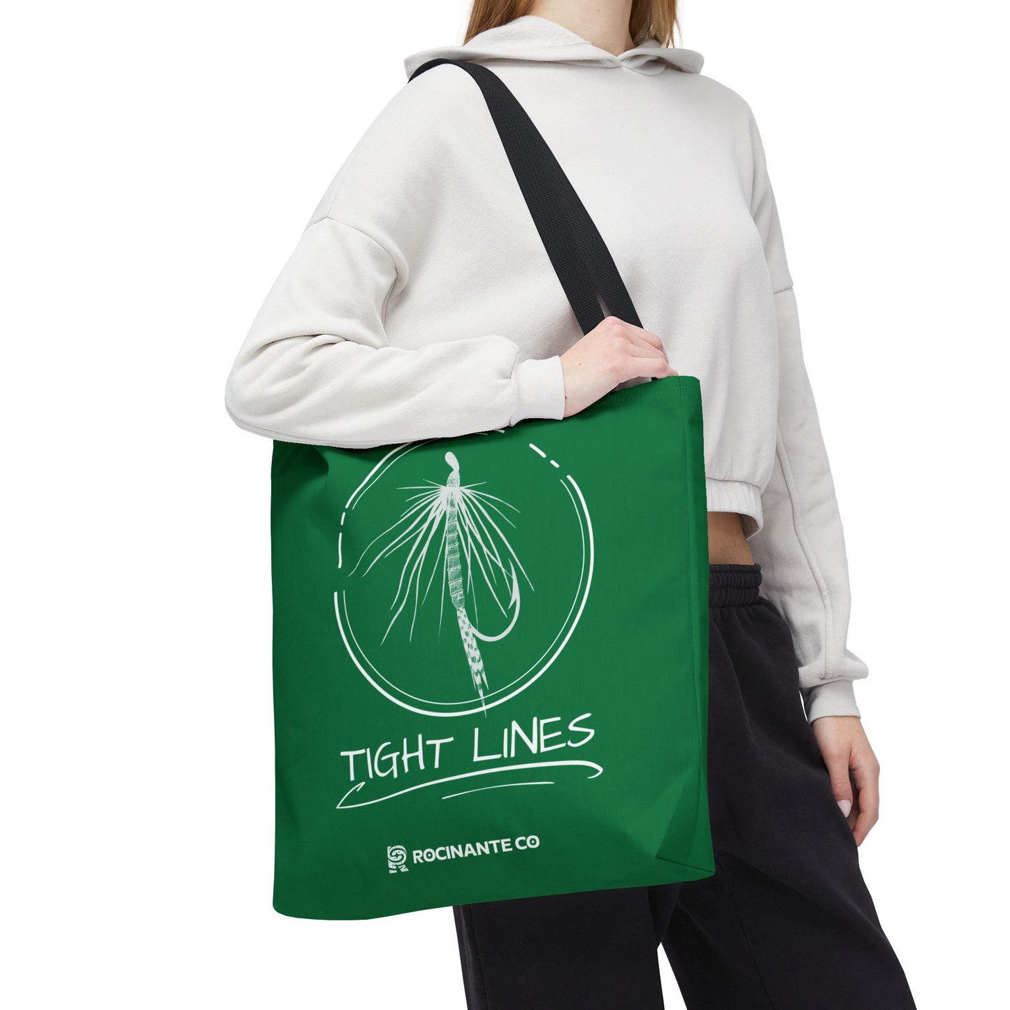 Tight Lines Tote Bag (Green)