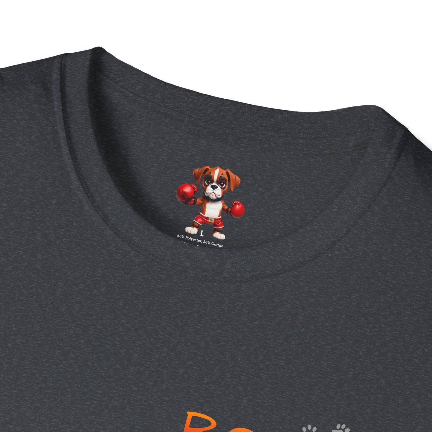 Unisex Boxer Momma T-Shirt - Softstyle Cotton Tee, Dog Lover Gift, Casual Fit, Pet Mom Shirt, Comfortable & Durable