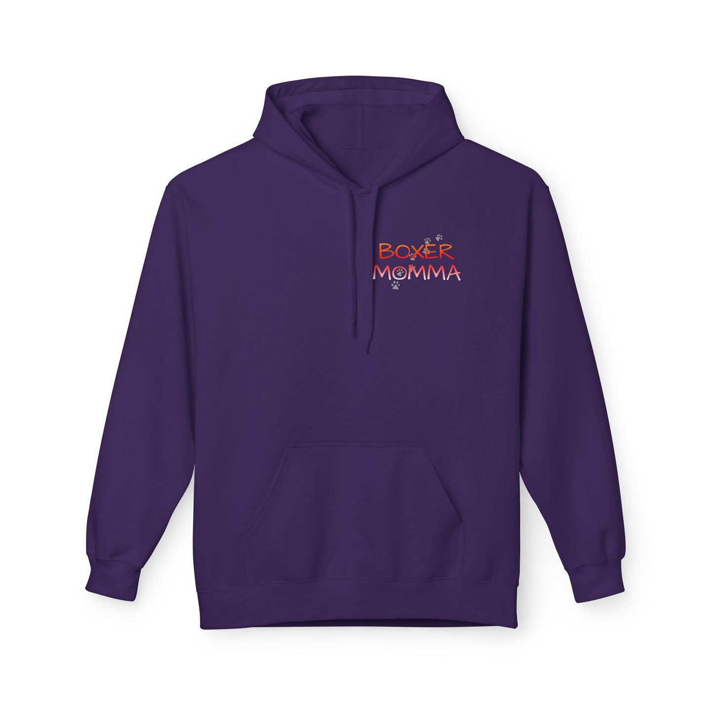 Unisex Boxer Momma Hoodie - Soft, Cozy Dog Lover Sweatshirt, Perfect Gift for Boxer Moms & Pet Lovers, Casual Pullover Top