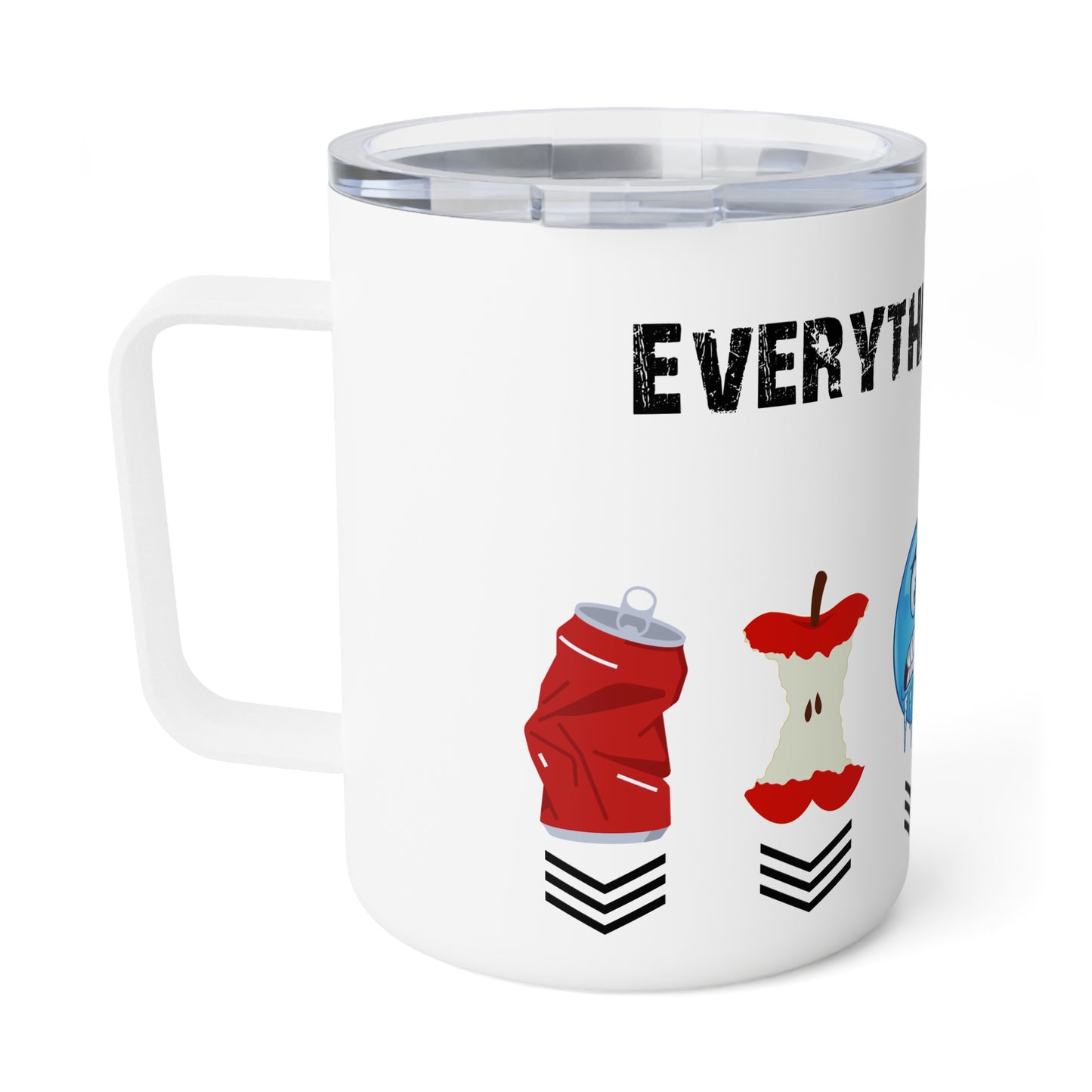 Everything's Fine Gamer Insulated 10oz Tumbler, Funny Travel Cup, Gift for Coffee Lovers, Office Mug, Gaming Drinkware