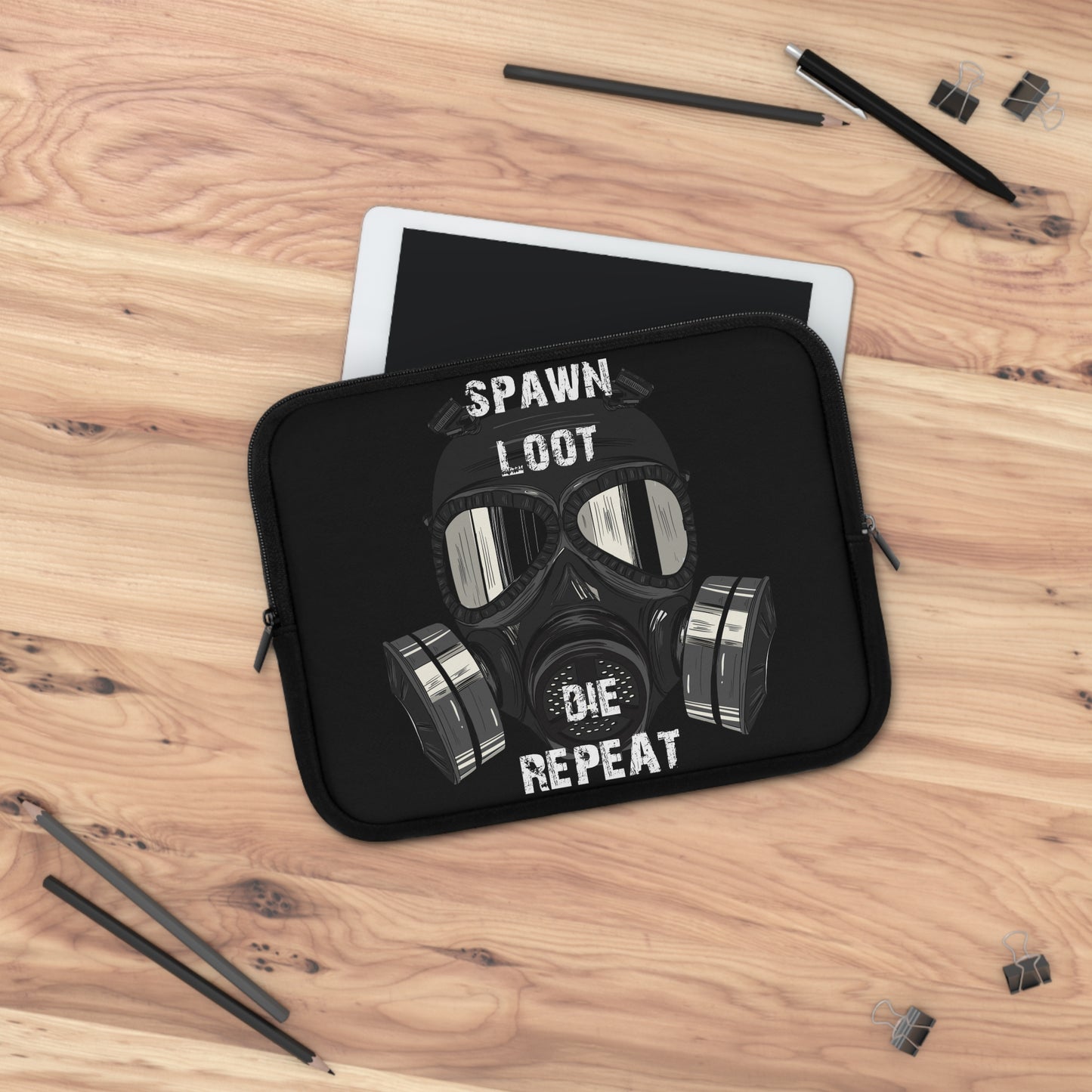 Spawn Loot Die Repeat Laptop/Tablet Sleeve
