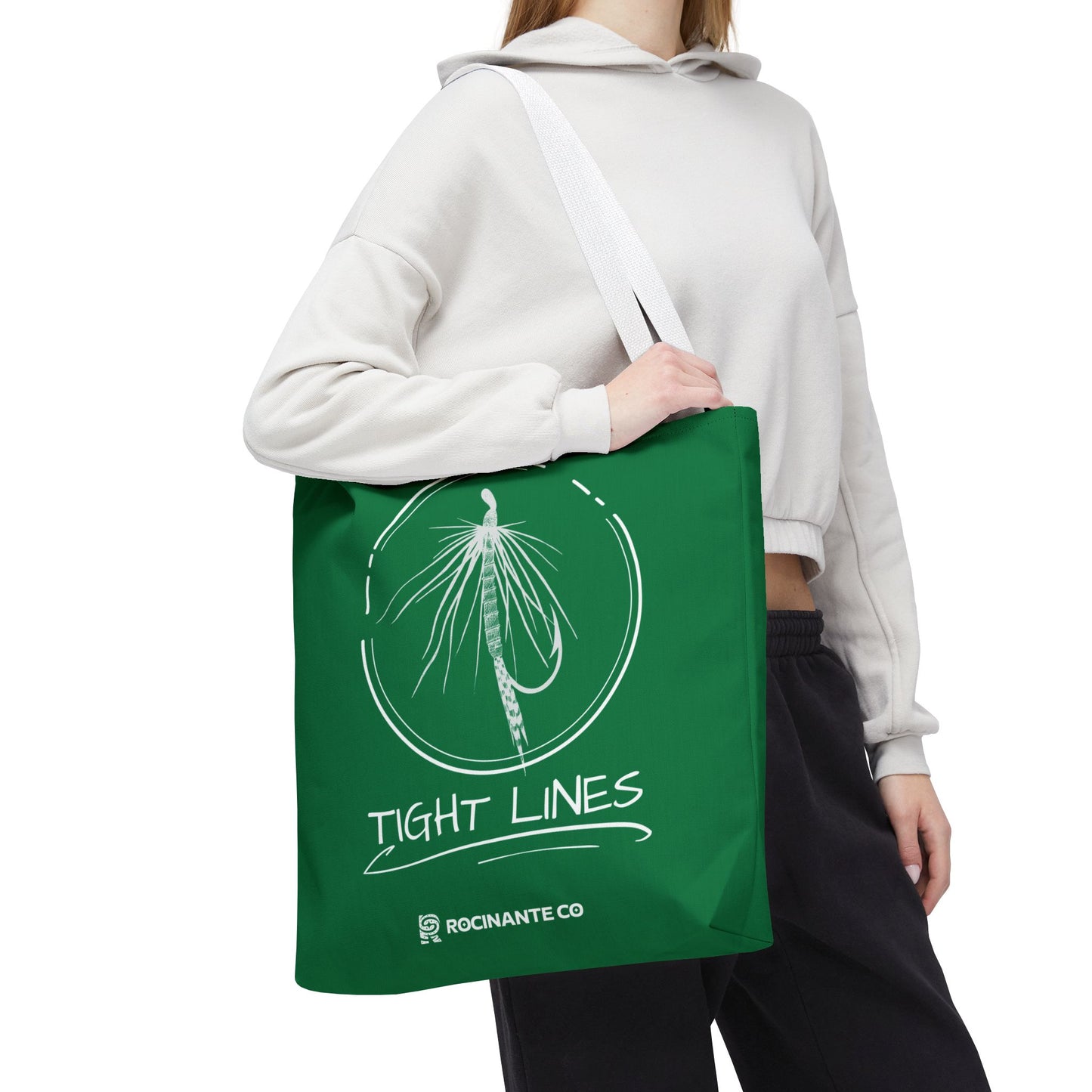 Tight Lines Tote Bag (Green)