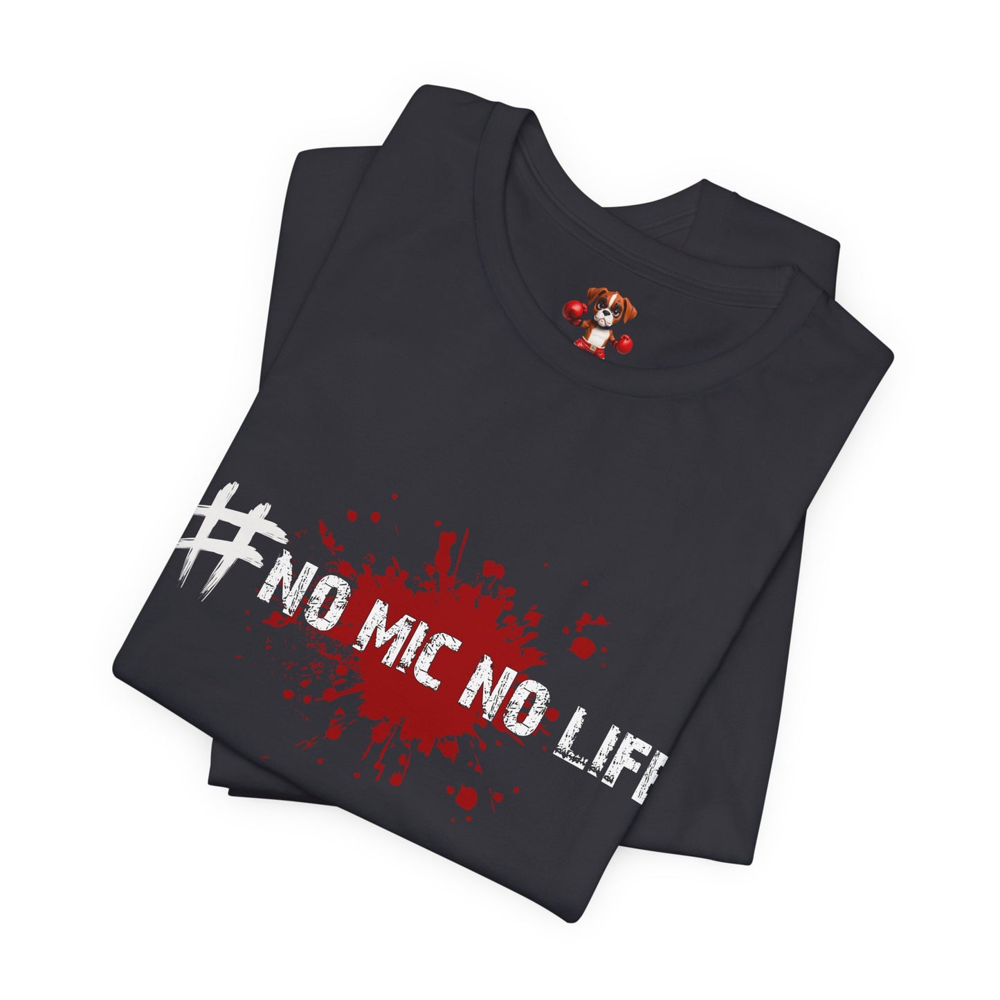 #No Mic No Life Unisex Tee, Fans of Zombie Culture, Graphic Tee for Casual Wear, Gamer Essentials, Zombie Apocalypse Survival Gear