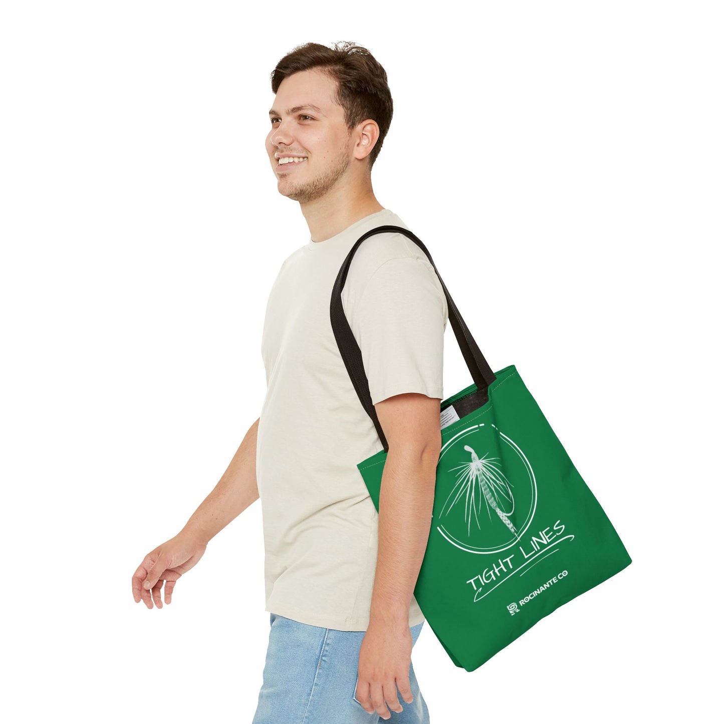 Tight Lines Tote Bag (Green)