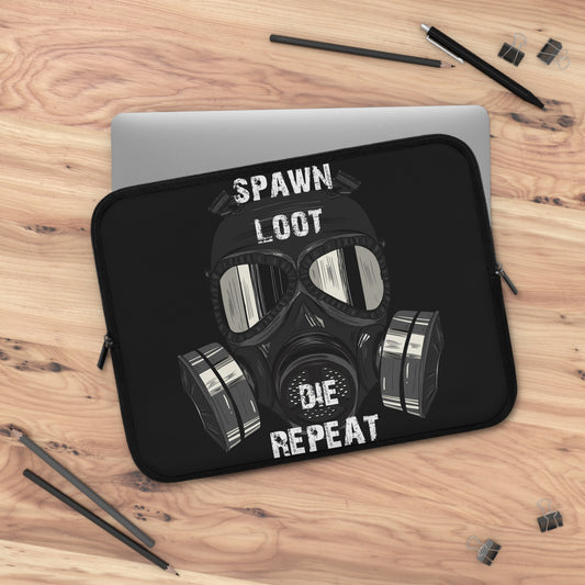 Spawn Loot Die Repeat Laptop/Tablet Sleeve