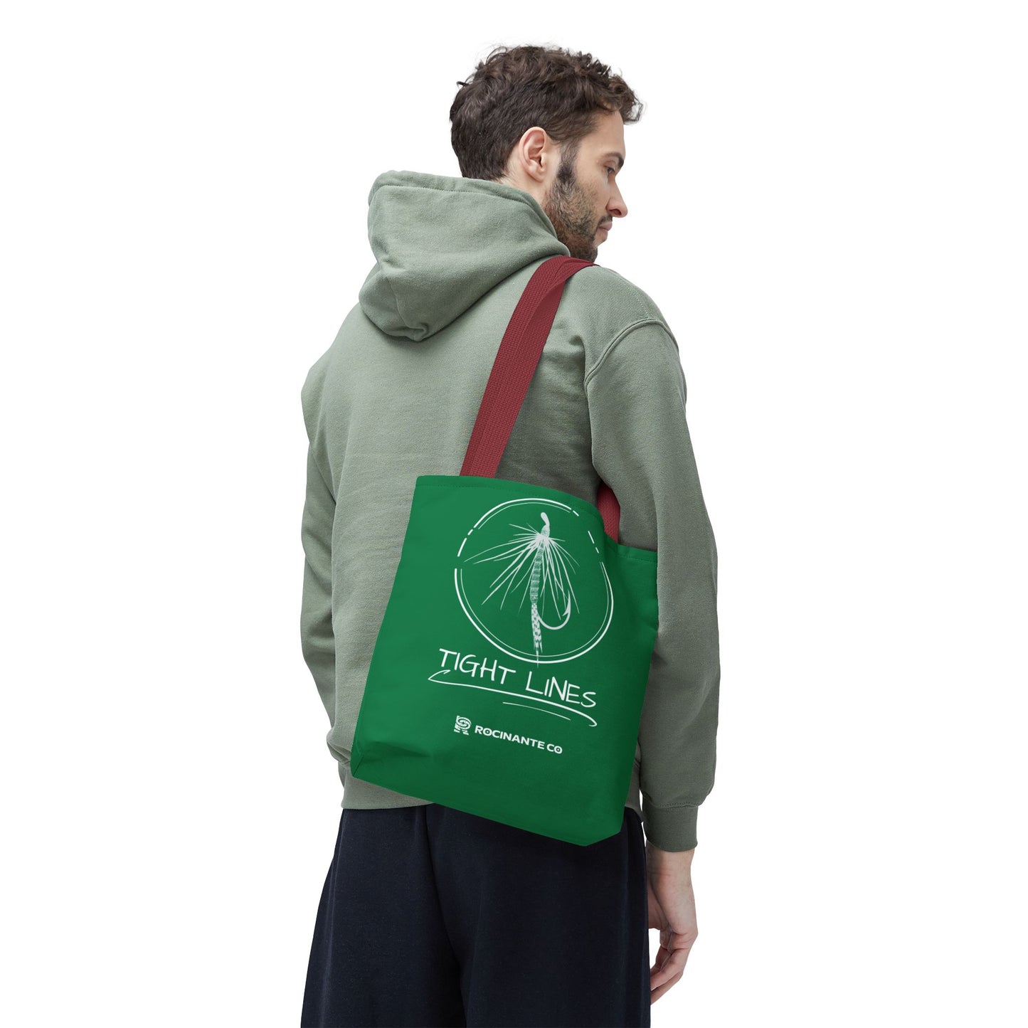Tight Lines Tote Bag (Green)