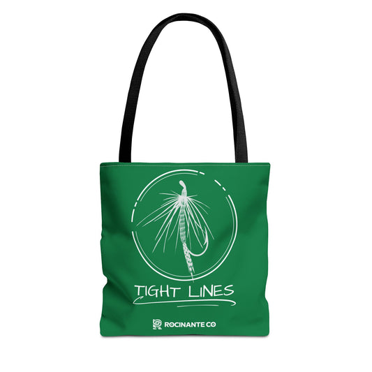 Tight Lines Tote Bag (Green)