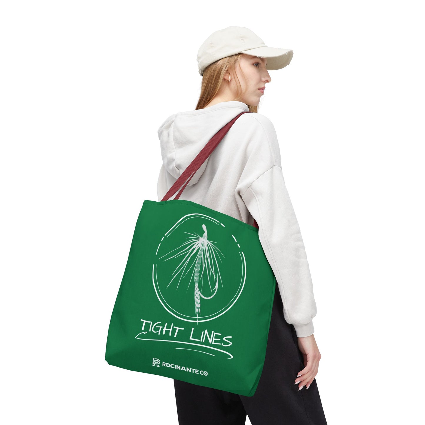 Tight Lines Tote Bag (Green)