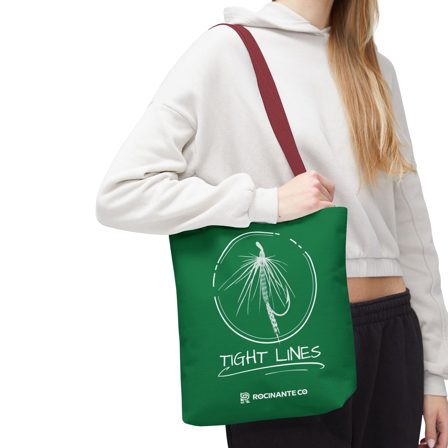Tight Lines Tote Bag (Green)