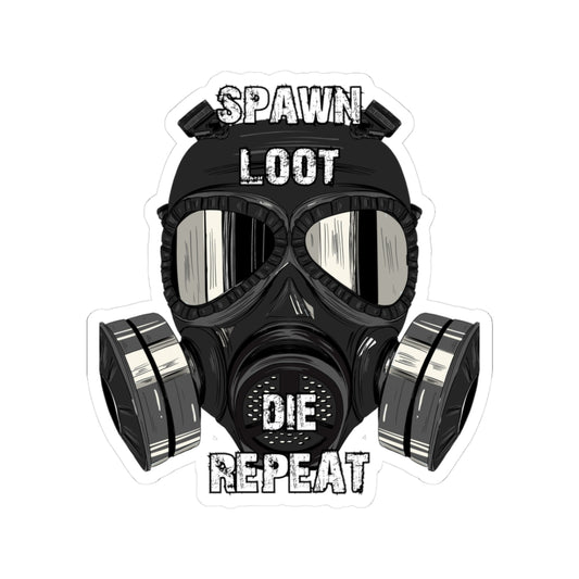 Spawn Loot Die Repeat Sticker