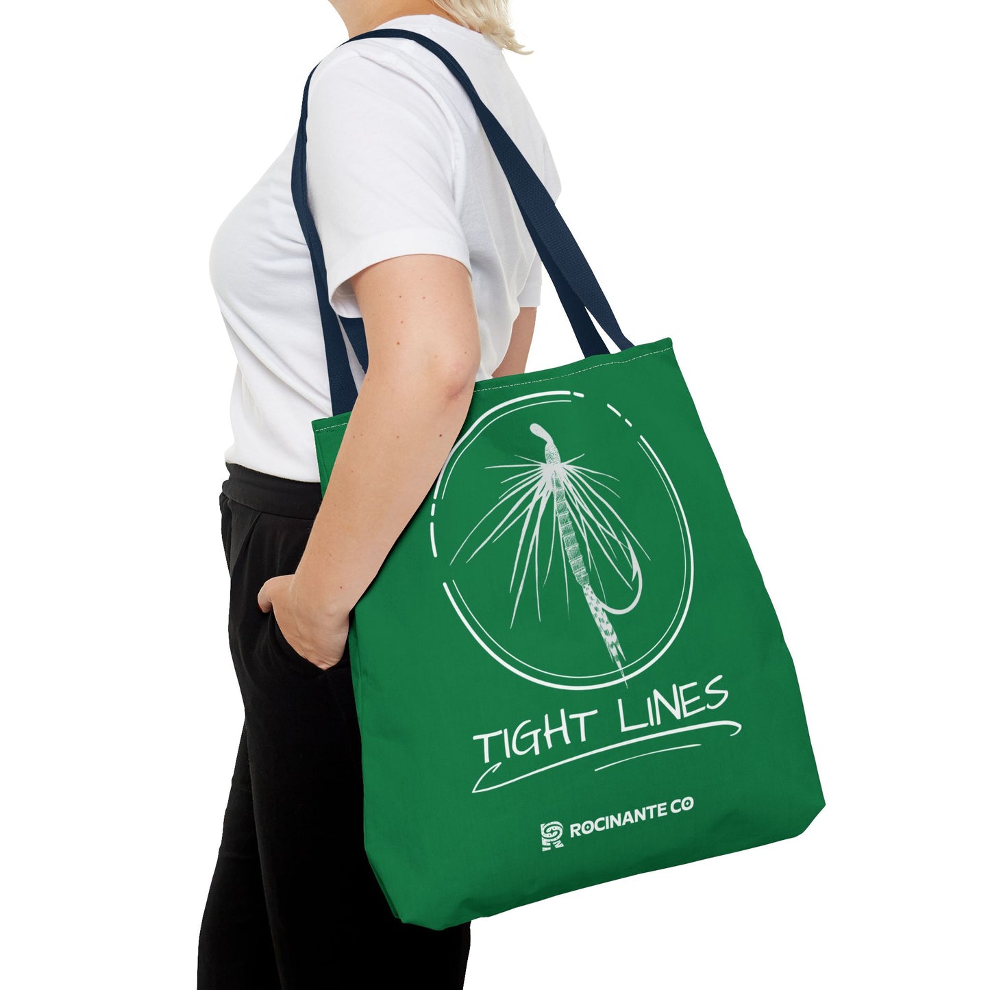 Tight Lines Tote Bag (Green)