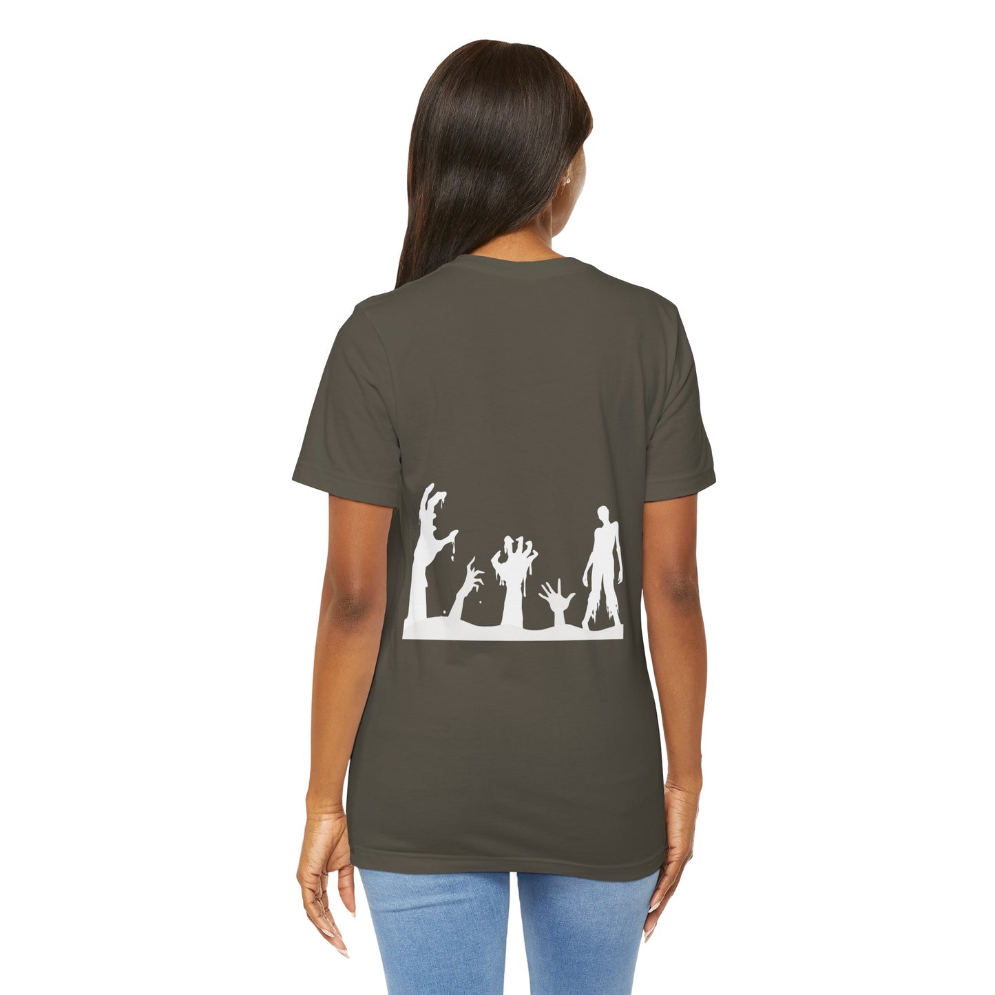 #No Mic No Life Unisex Tee, Fans of Zombie Culture, Graphic Tee for Casual Wear, Gamer Essentials, Zombie Apocalypse Survival Gear