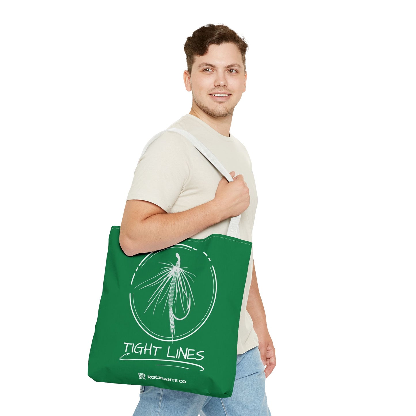 Tight Lines Tote Bag (Green)