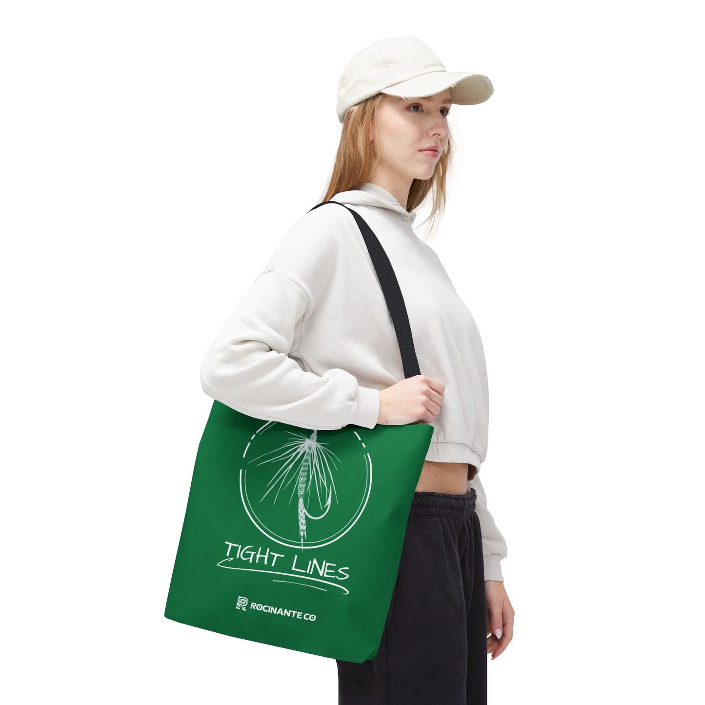 Tight Lines Tote Bag (Green)