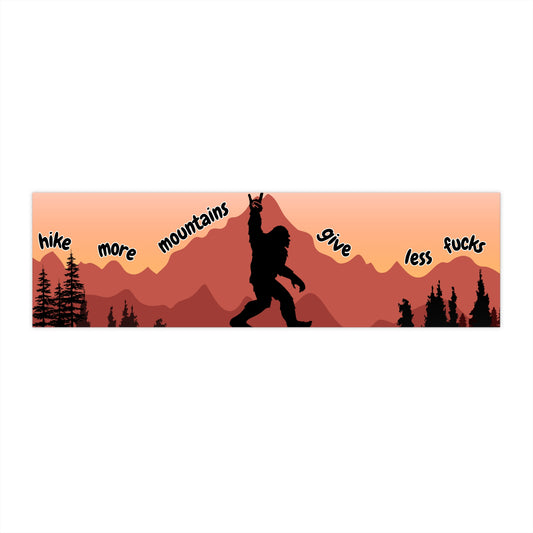Hike More Mountains Bumper Stickers, for Adventure Seekers, Outdoor Enthusiasts, Funny Car Decals, Wilderness Lover Gifts, Hiking, Camping