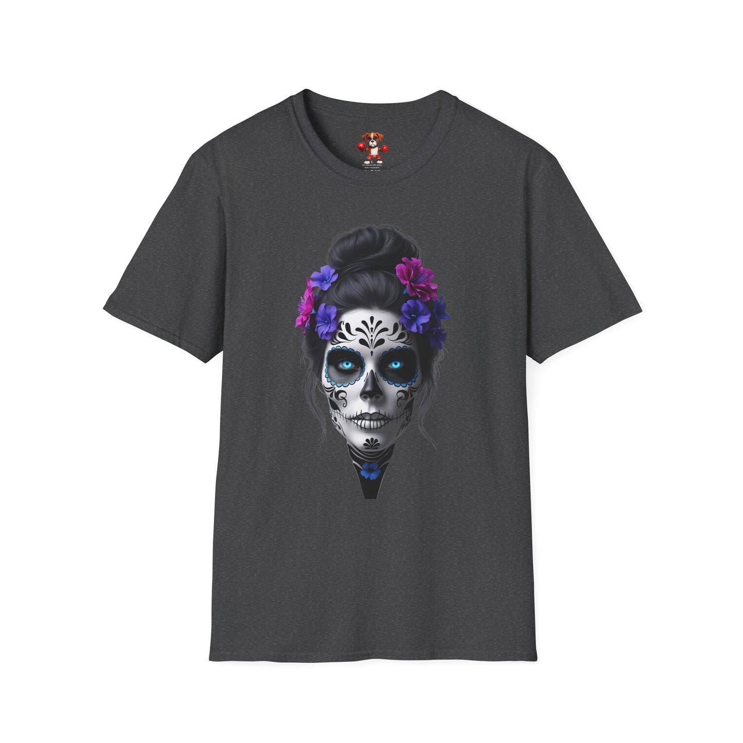 Day of the Dead T-Shirt, Skull Graphic Tee, Unisex Casual Shirt, Halloween Apparel, Festival Clothing, Gift for Her