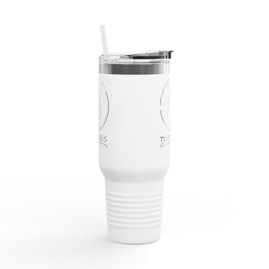 Tight Lines Insulated 40oz Tumbler, Outdoor Adventure Mug, Perfect for Fishing Enthusiasts, Personalized Camping Cup, Fishing Theme