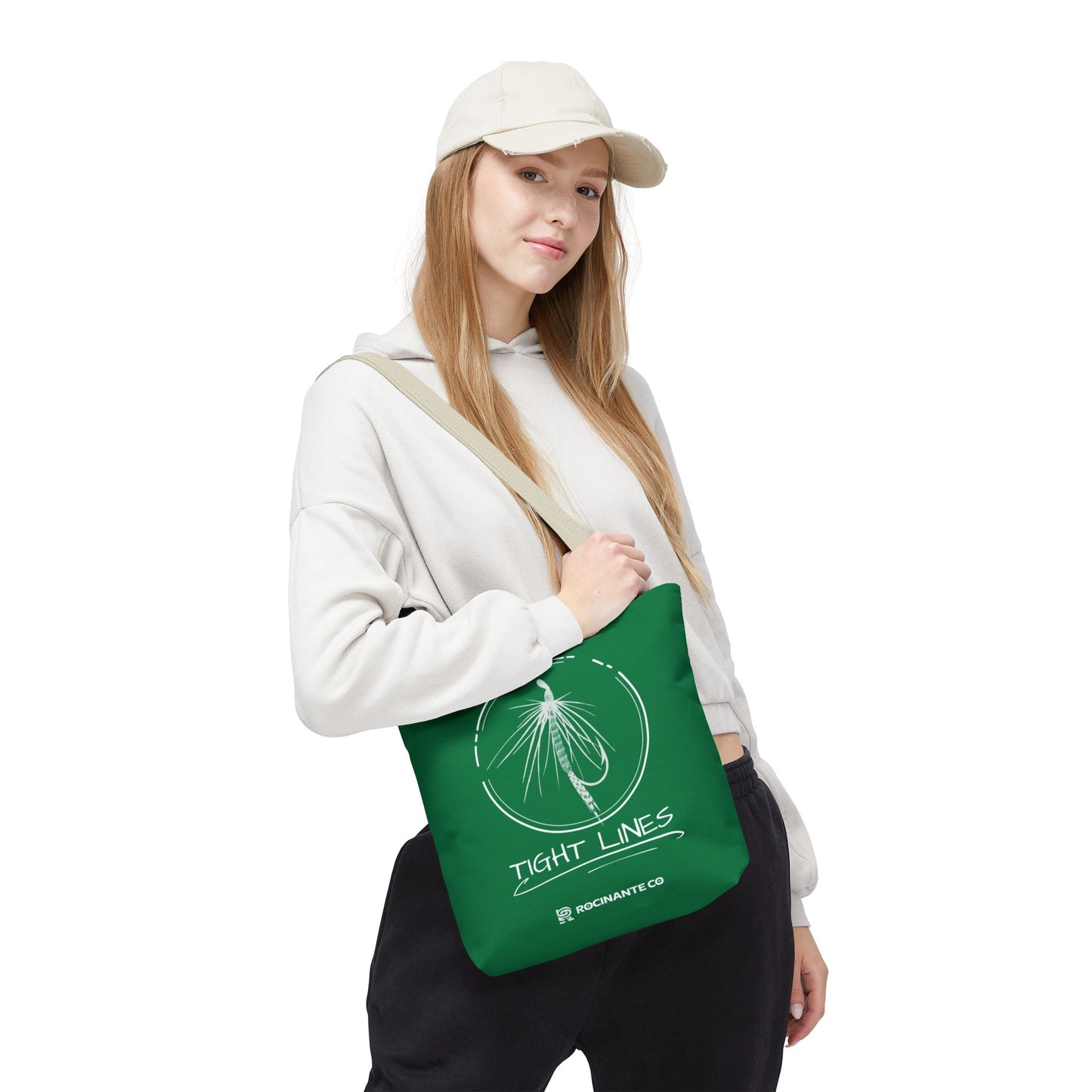 Tight Lines Tote Bag (Green)
