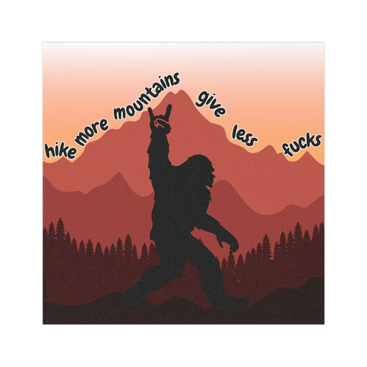 Hike More Mountains Car Magnet | Adventure Decor, Outdoor Enthusiast Gift, Funny Car Magnet, Road Trip Accessories, Hiking Lover Gift