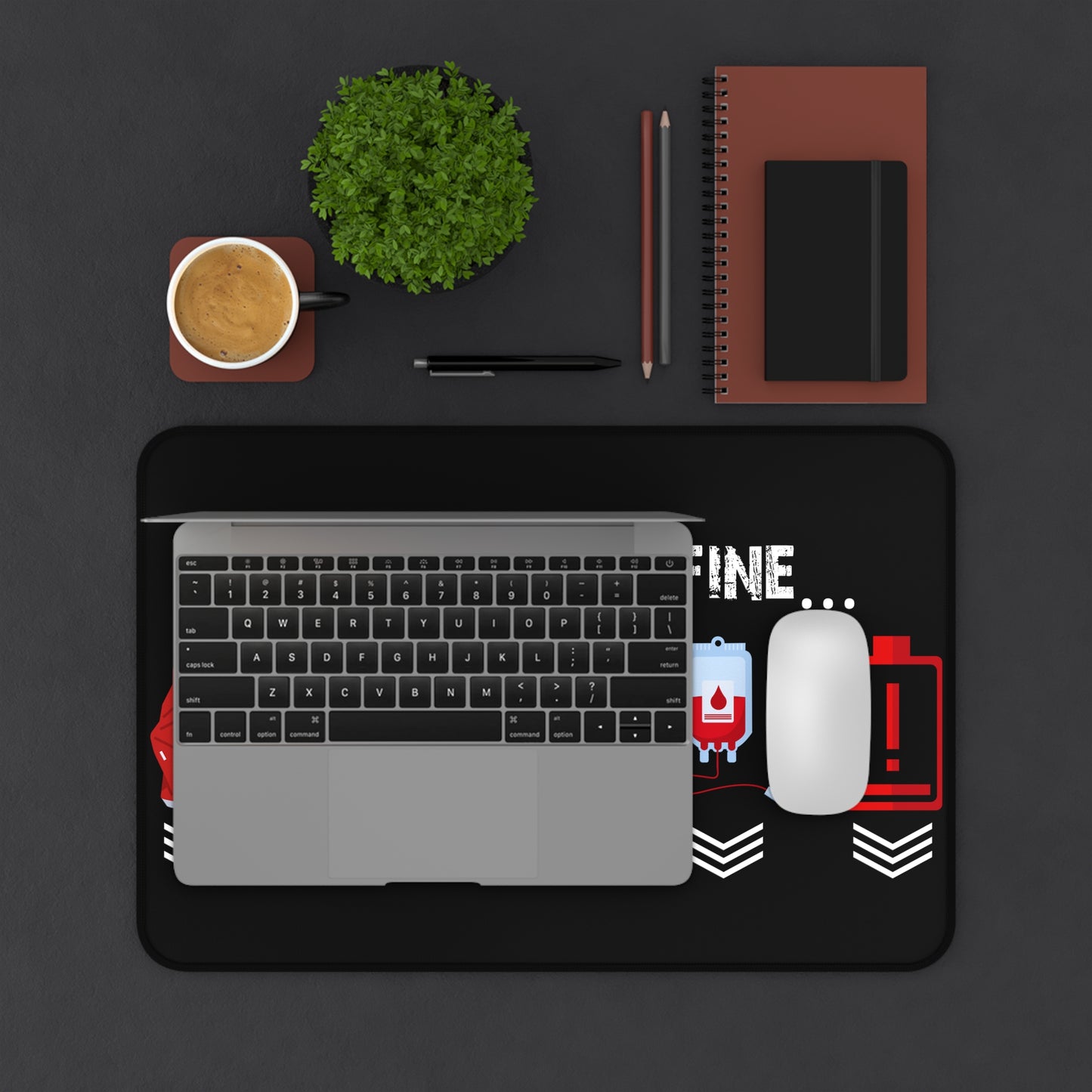 Everything's Fine Gamer Desk Mat