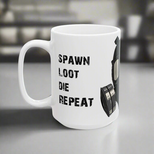 Spawn Loot Die Repeat Mug